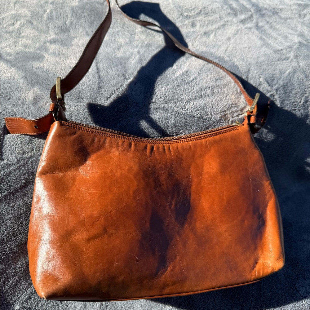 Mascaro Brown Leather Shoulder Bag